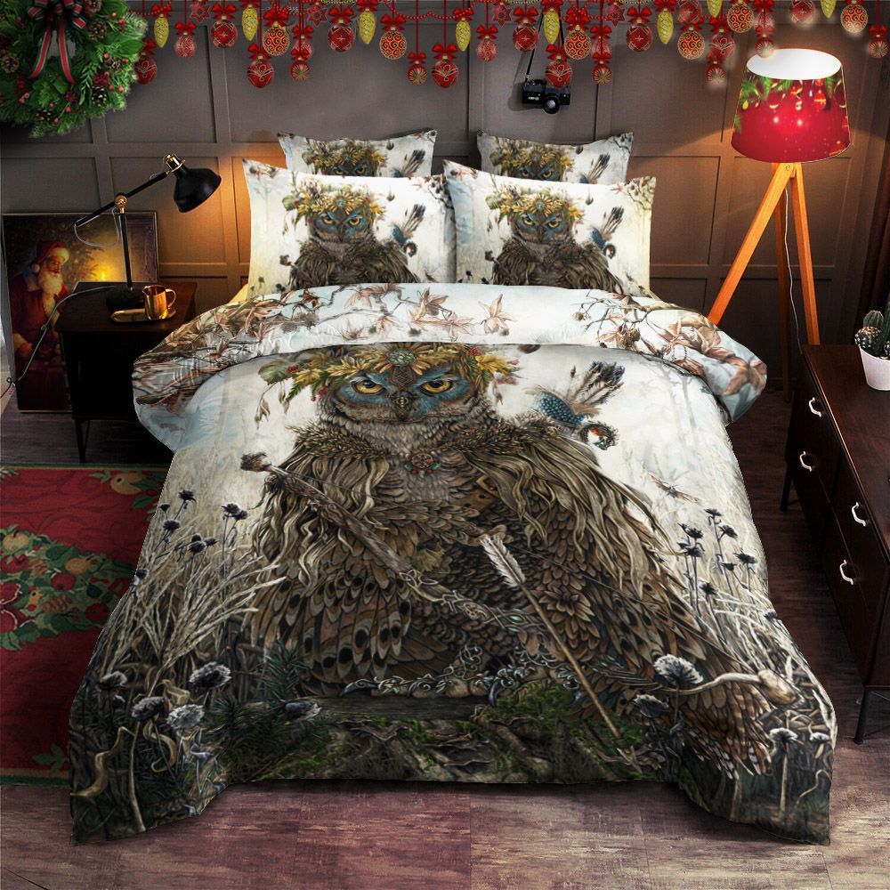 Owl Warrior Bedding Set