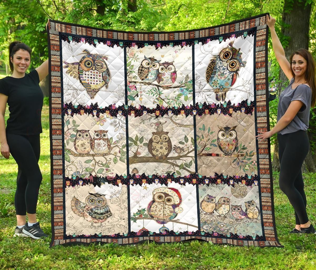 Owl XA2202052CL Quilt Blanket