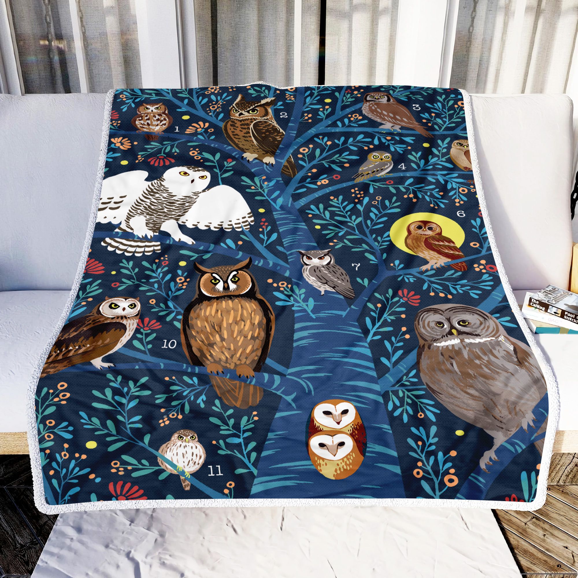 Owls Cute Fleece Blanket