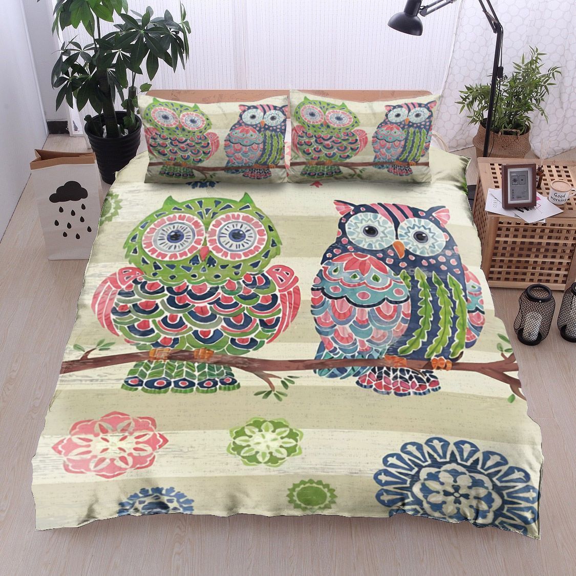 Owls Bedding Set