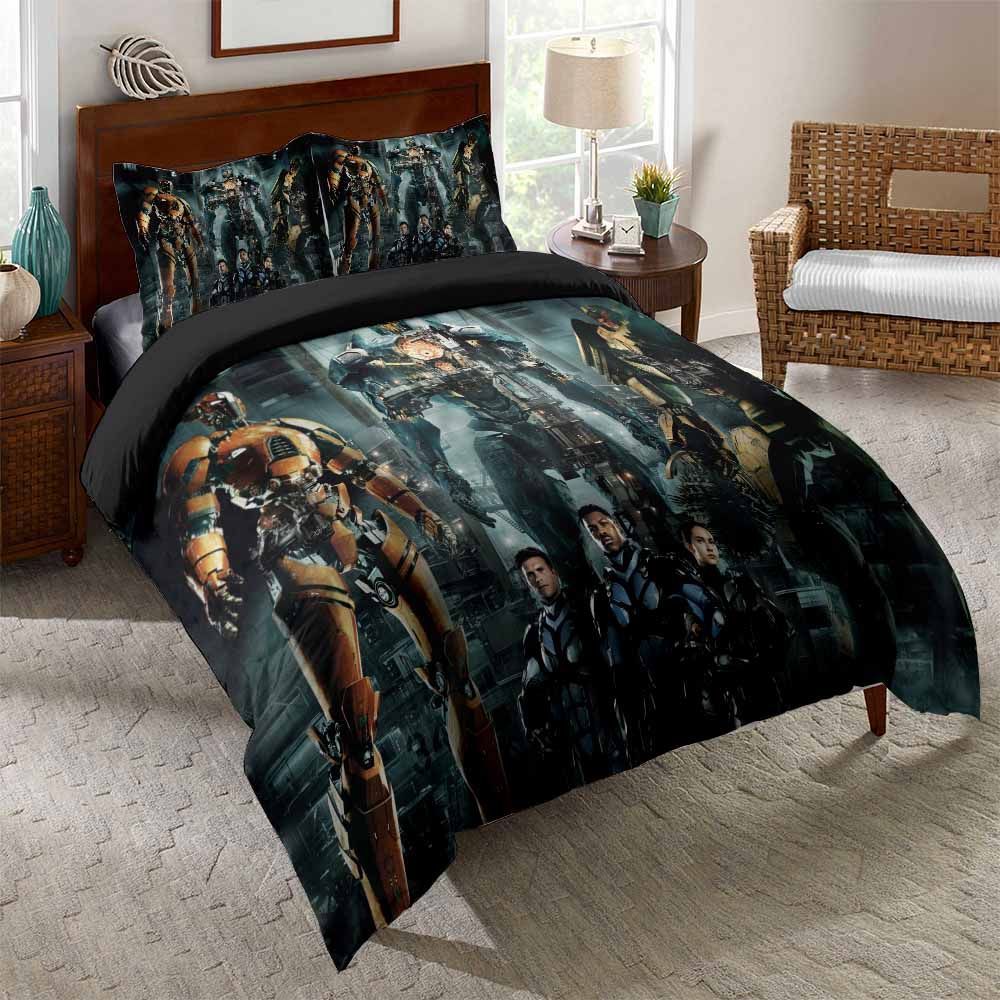 Pacific Rim Superheroes Printed Bedding Set