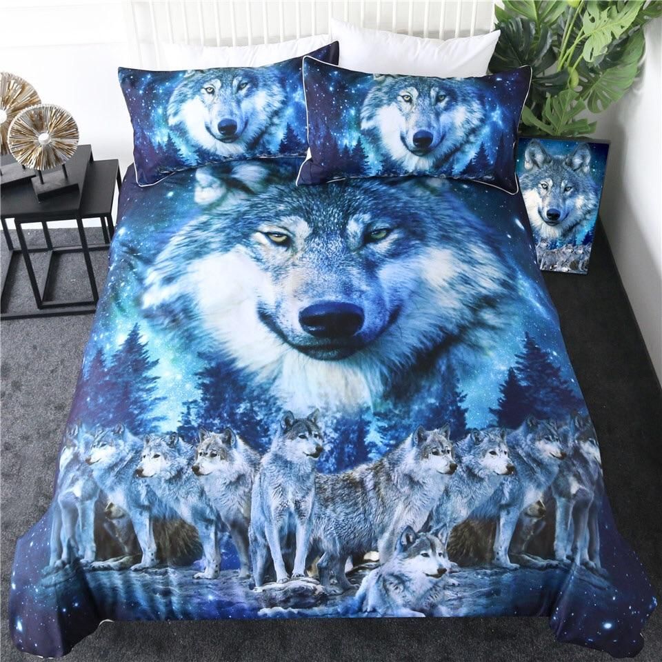 Pack Of Wolves Bedding Set