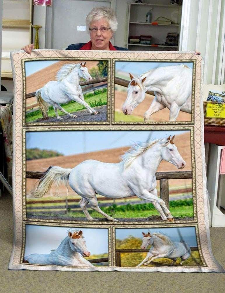 Paint Horse Sherpa Fleece Blanket