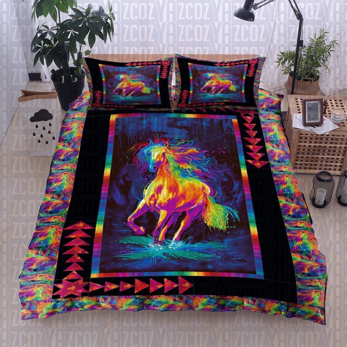 Painting Horse Bedding Set