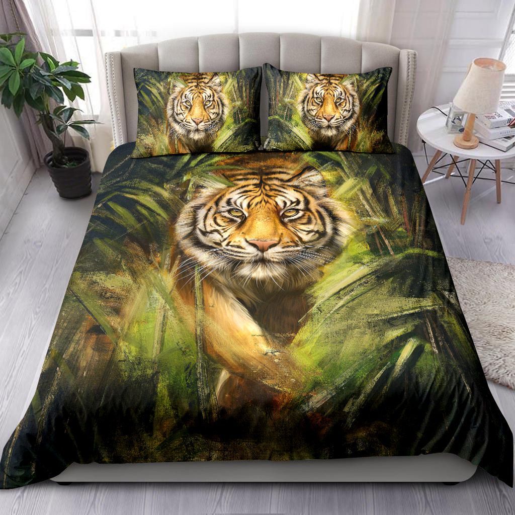 Painting Tiger Bedding Set
