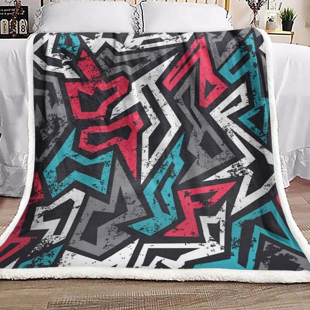 Painting Sherpa Fleece Blanket