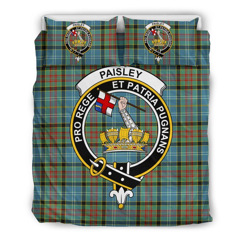 Paisley Clan Badge Tartan Bedding Set