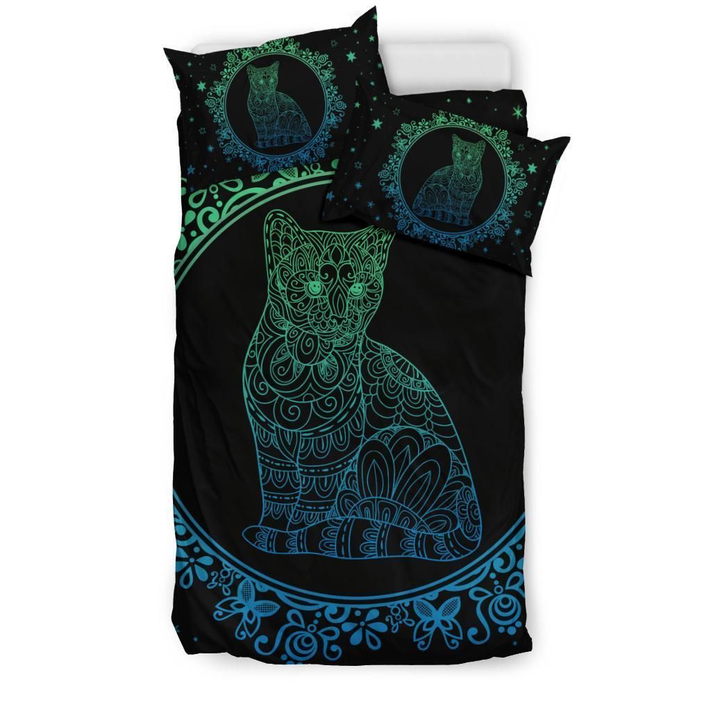 Paisley Textured Cat Bedding Set