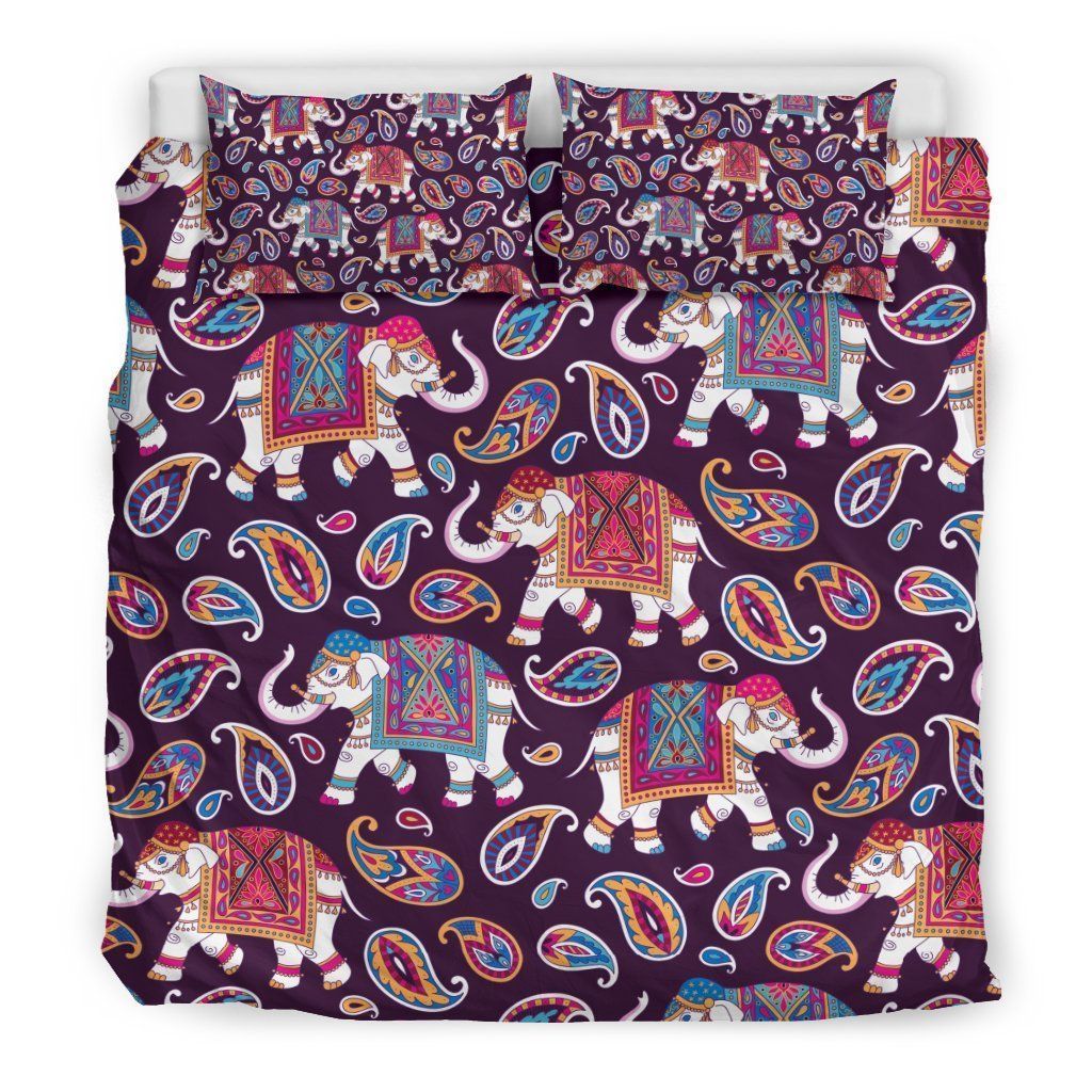 Paisleys Elephant Bedding Set