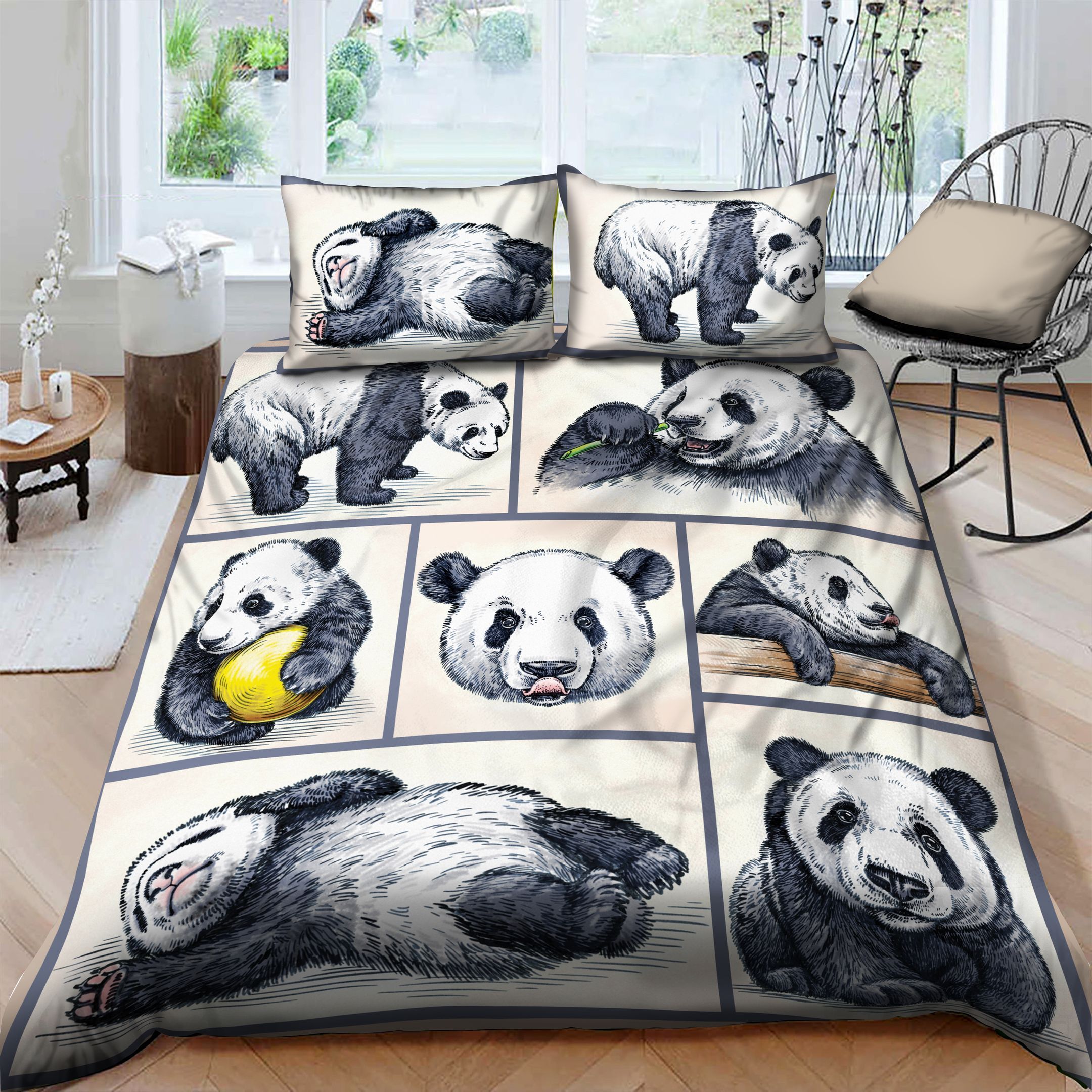Panda Bedding Set