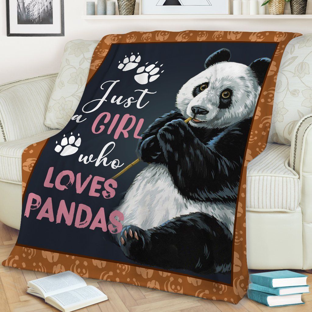 Panda Sherpa Fleece Blanket