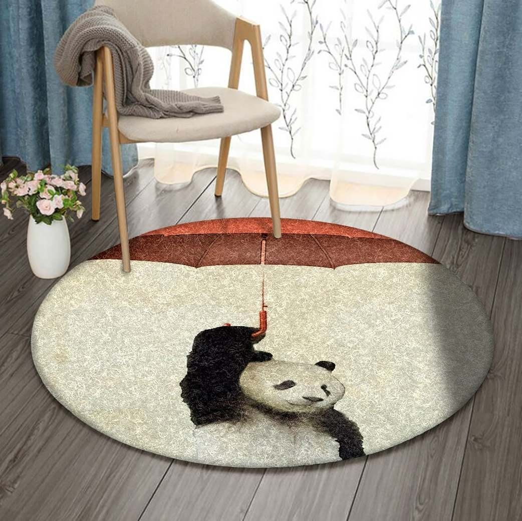 Panda Round Carpet