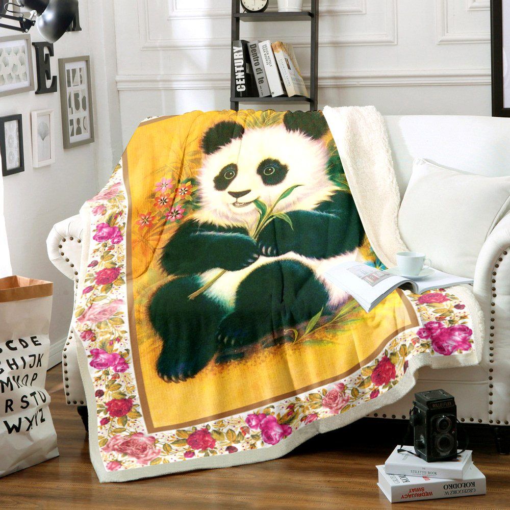 Panda Sherpa Fleece