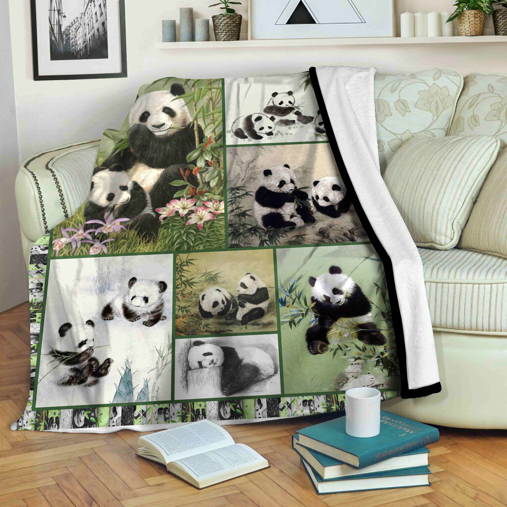Panda Fleece Blanket