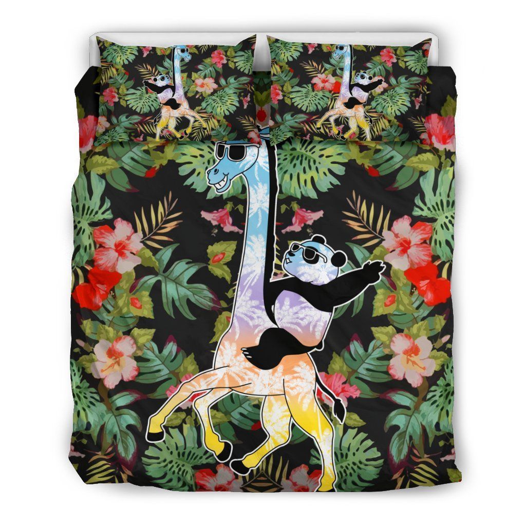 Panda Flower Bedding Set
