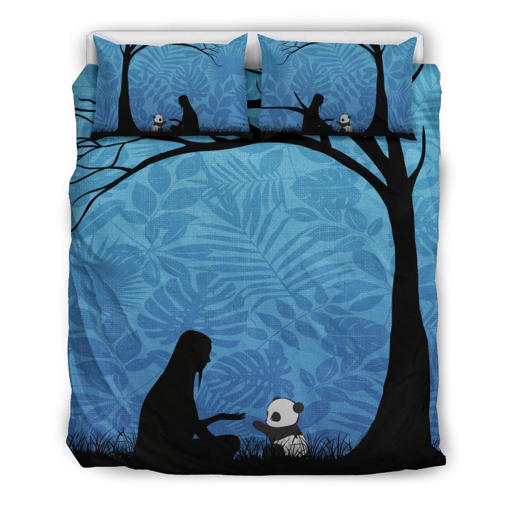 Panda Girl Bedding Set