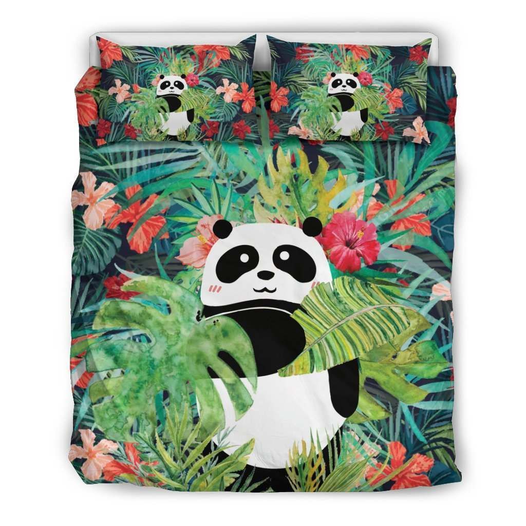 Panda Hawaii Bedding Set