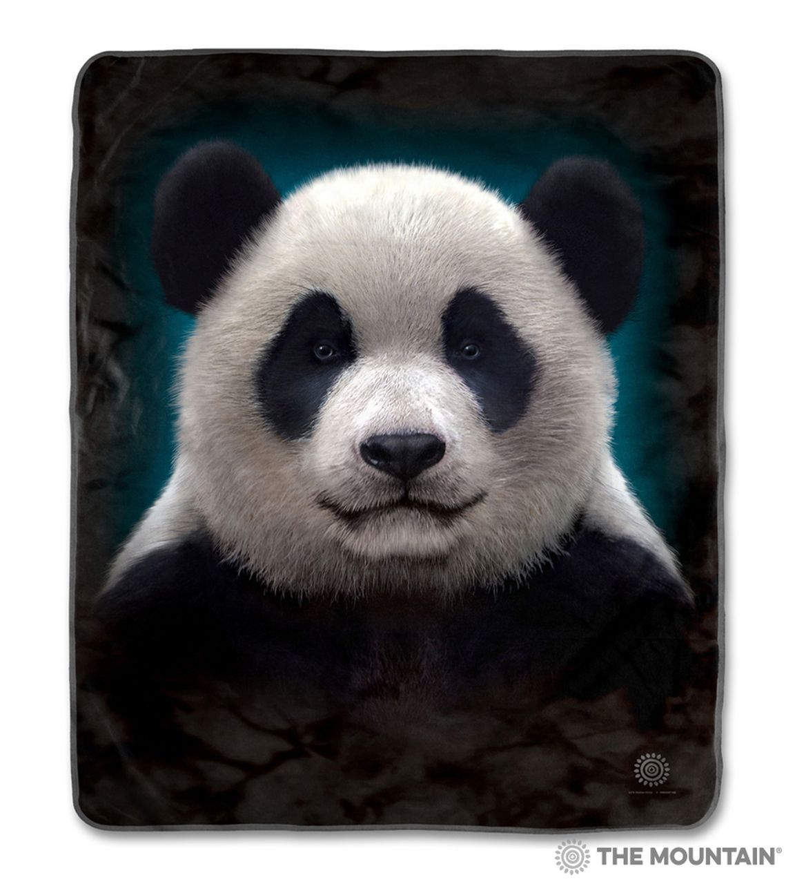Panda Head Sherpa Fleece Blanket