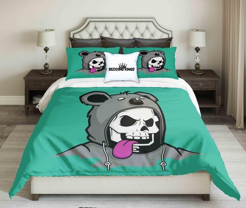 Panda Hood Skull Bedding Set