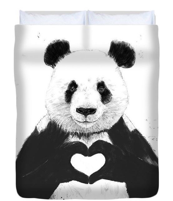 Panda Love Bedding Set