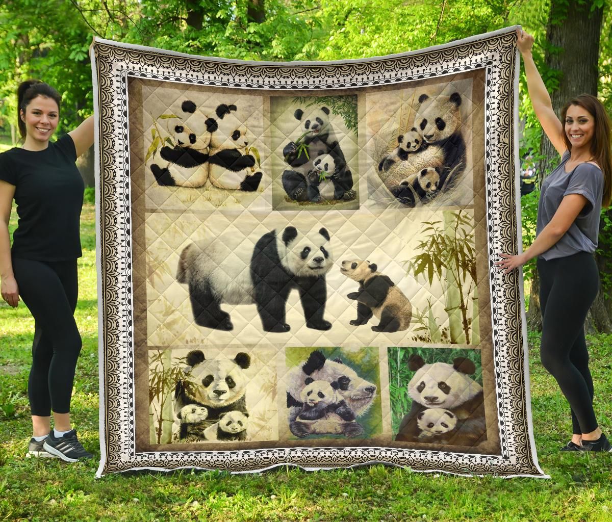 Panda Love Quilt Blanket Dhc09121612Dd
