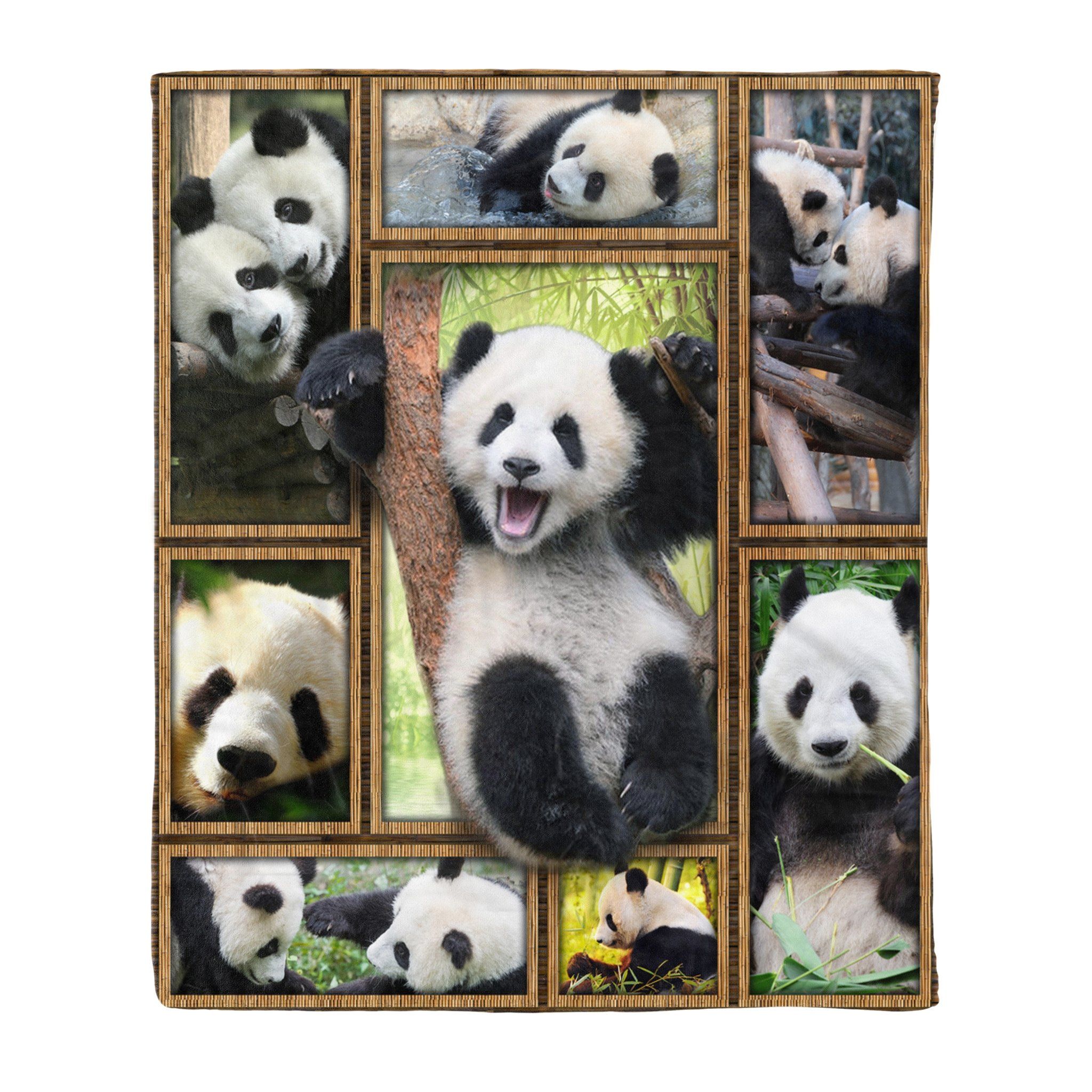 Panda Fleece Blanket