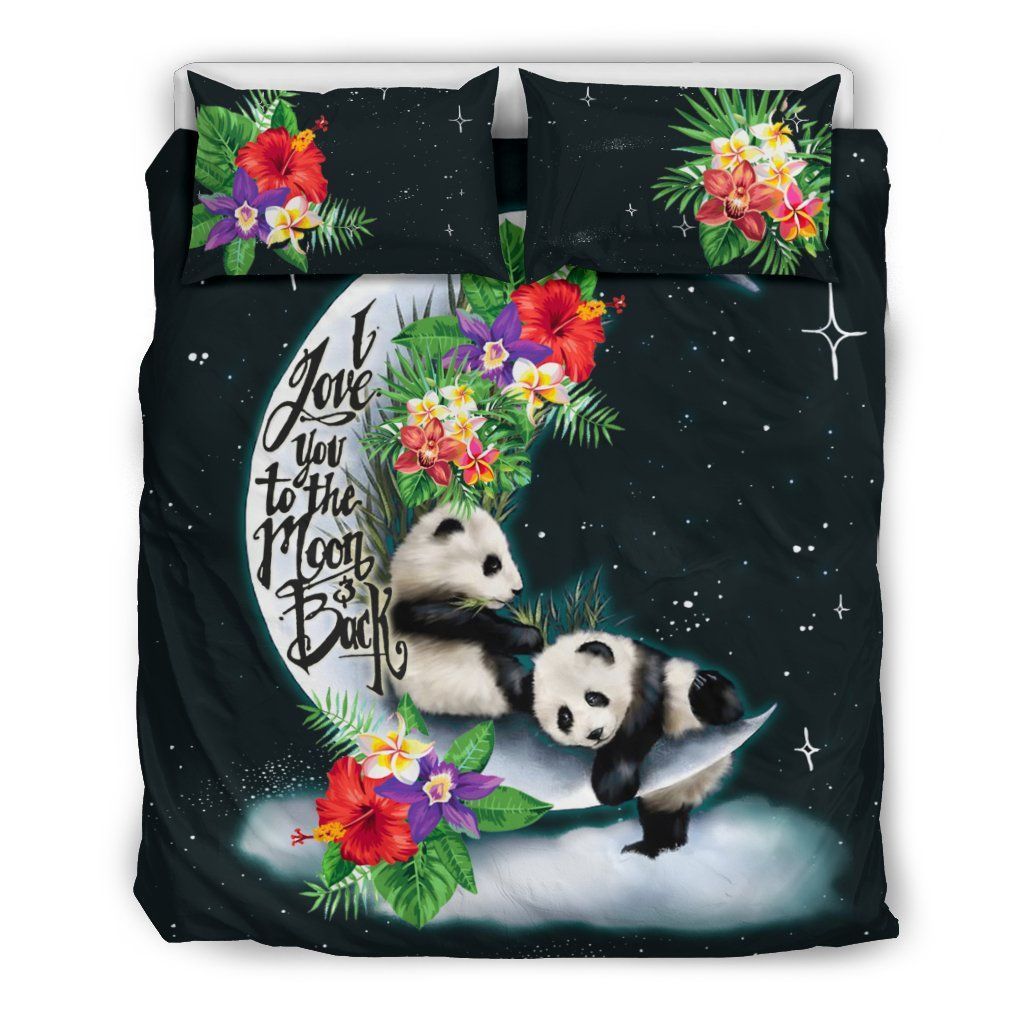 Panda Moon Bedding Set