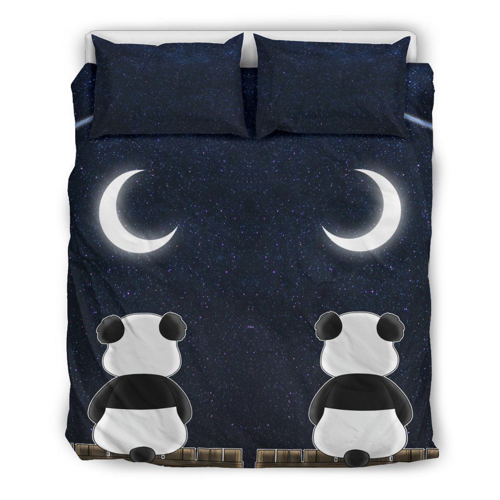 Panda Moon Bedding Set