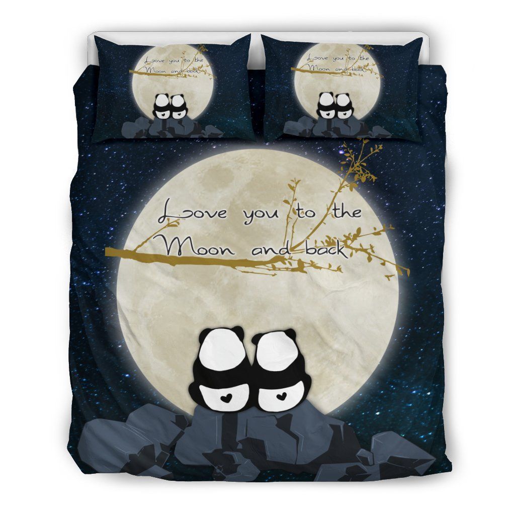 Panda Moon Bedding Set
