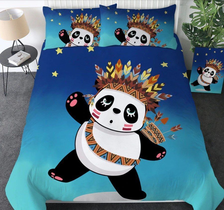 Panda Native American Bedding Set