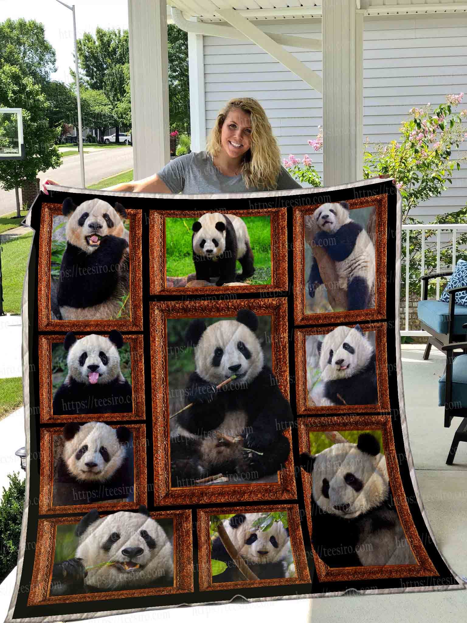 Panda Panda In Your Area Quilt Blanket Dhc03011594Dd