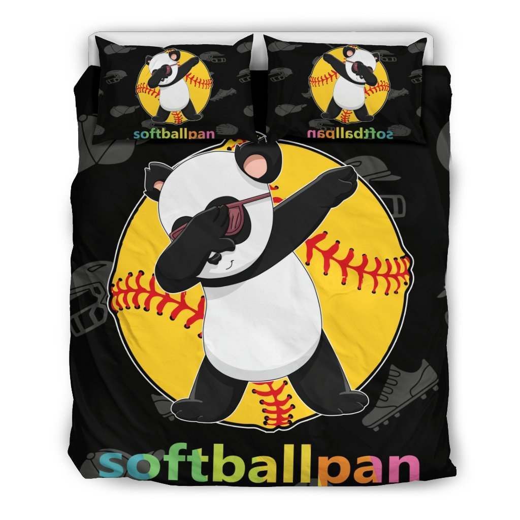 Panda Softball Bedding Set