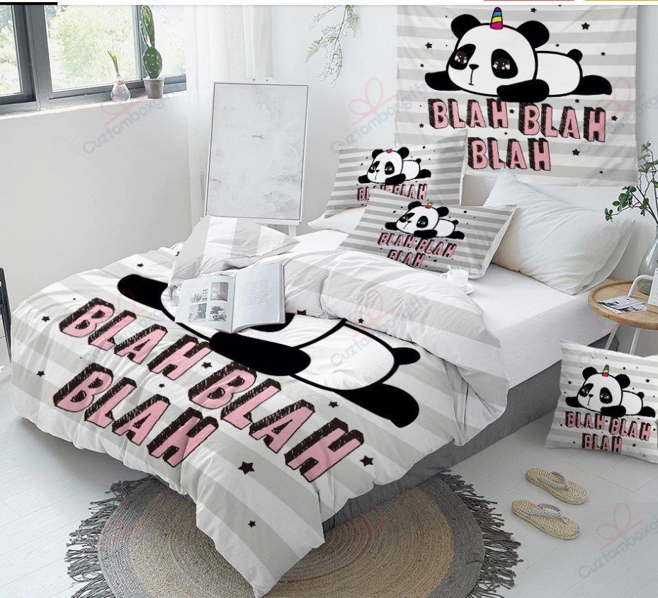 Panda Unicorn Bedding Set