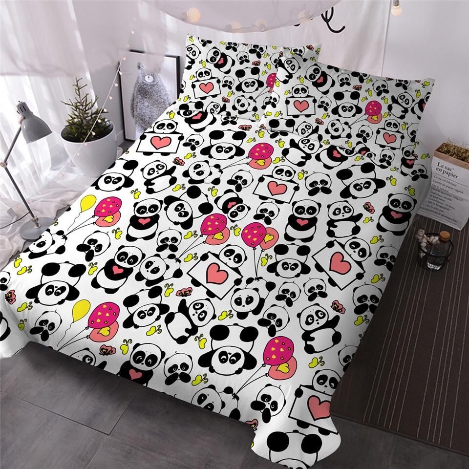 Panda ValentineS Bedding Set