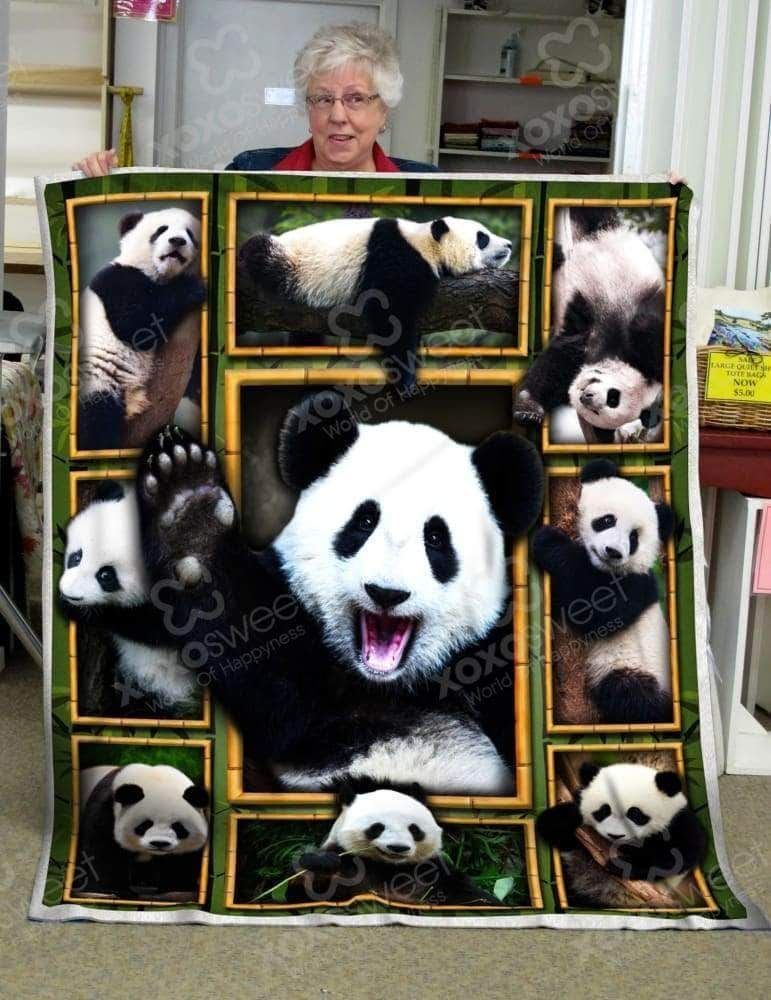 Pandad Sherpa Fleece Blanket