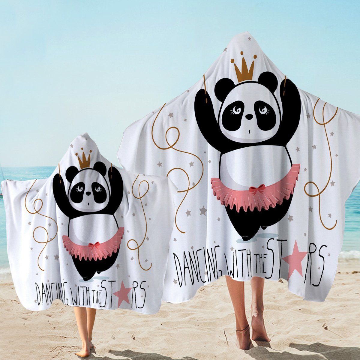 Pandarina Dance With The Star Hooded Towel