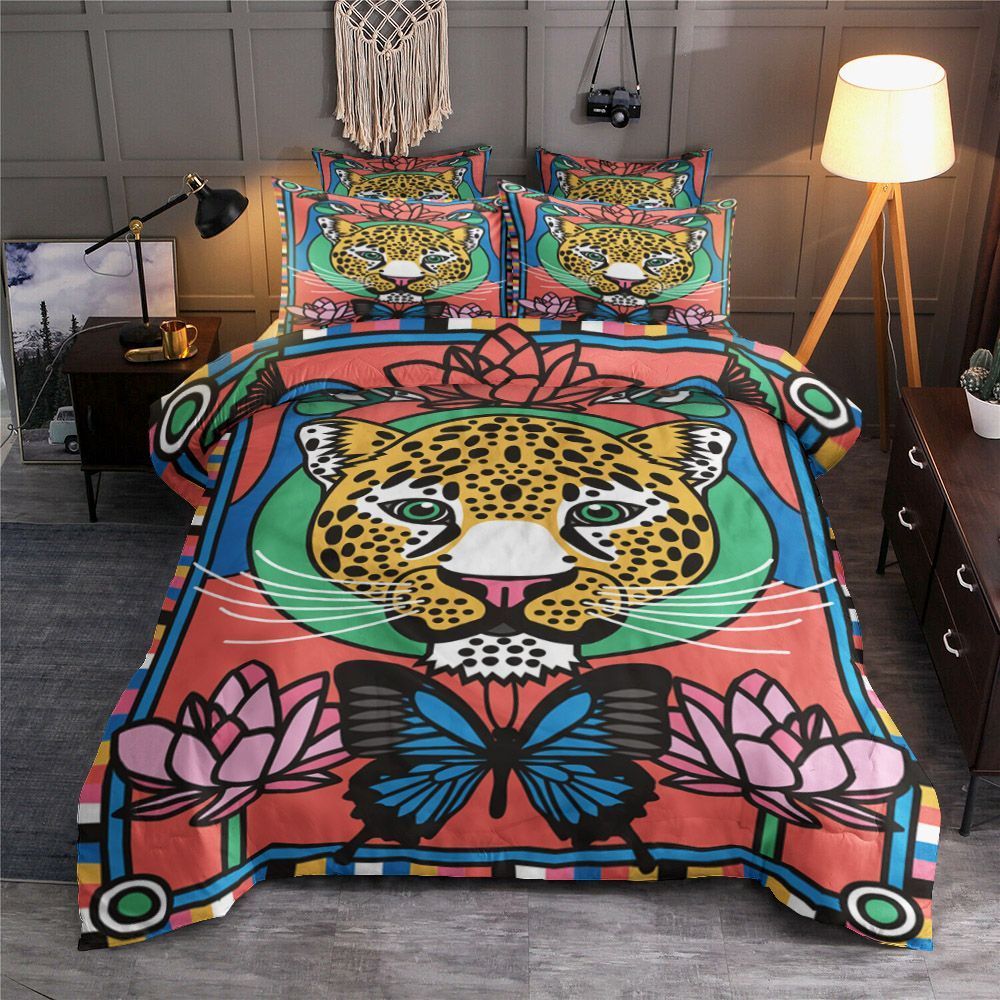 Panther Butterfly Bedding Set