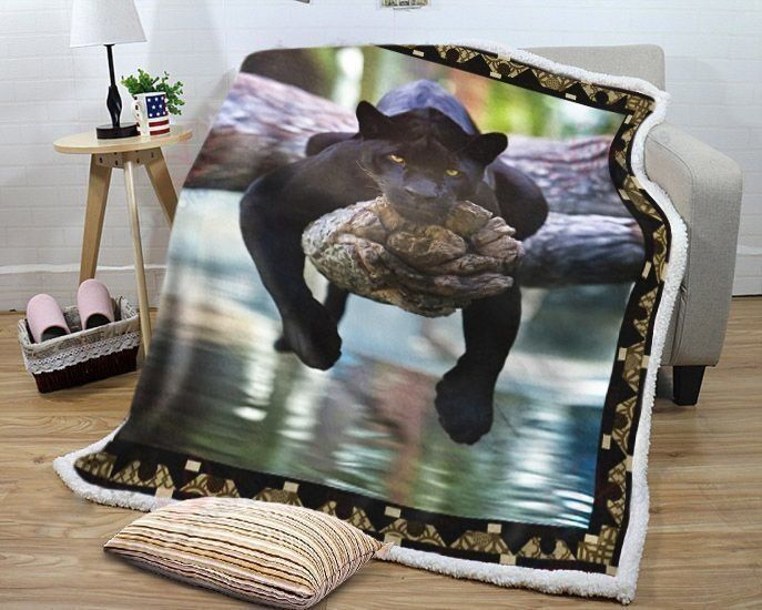 Panther Fleece Blanket