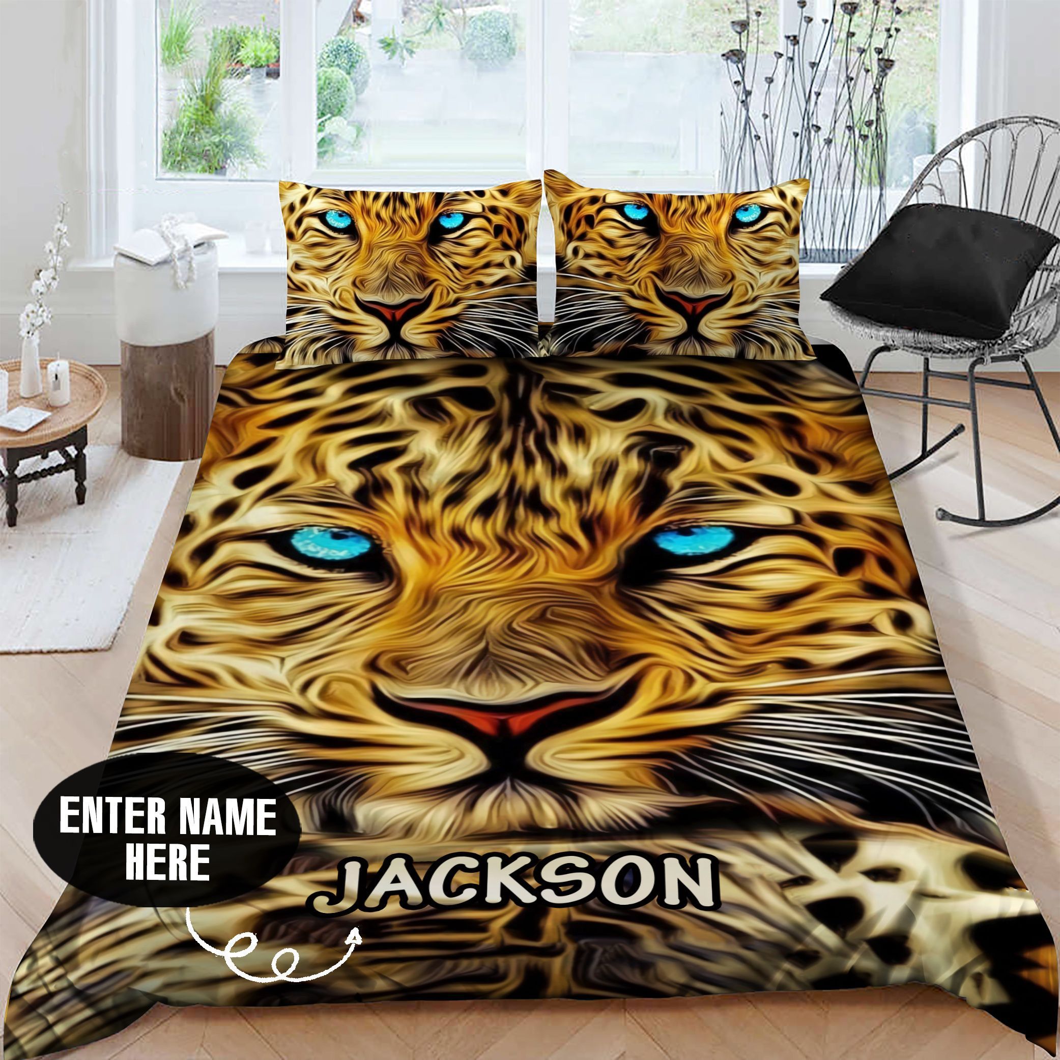 Panther Personalized Bedding Set