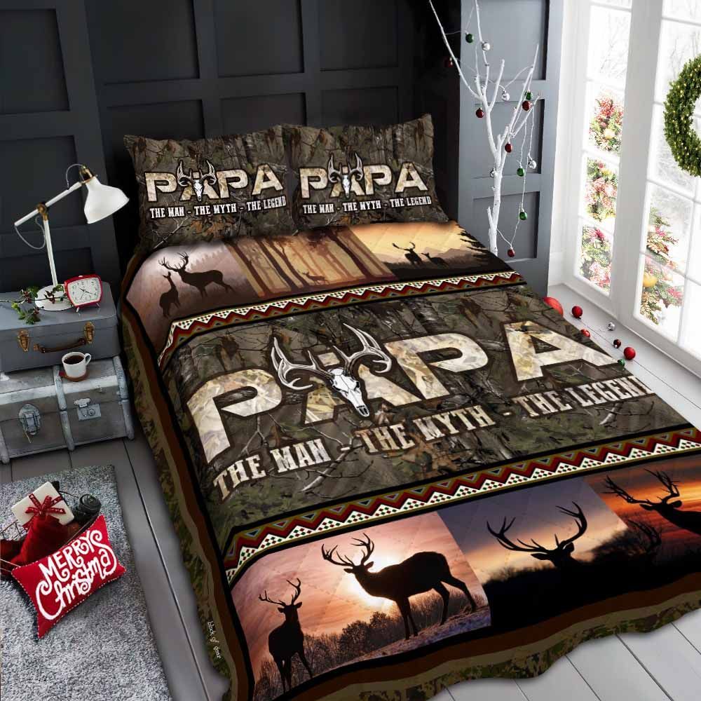 Papa Deer Hunting Bedding Set