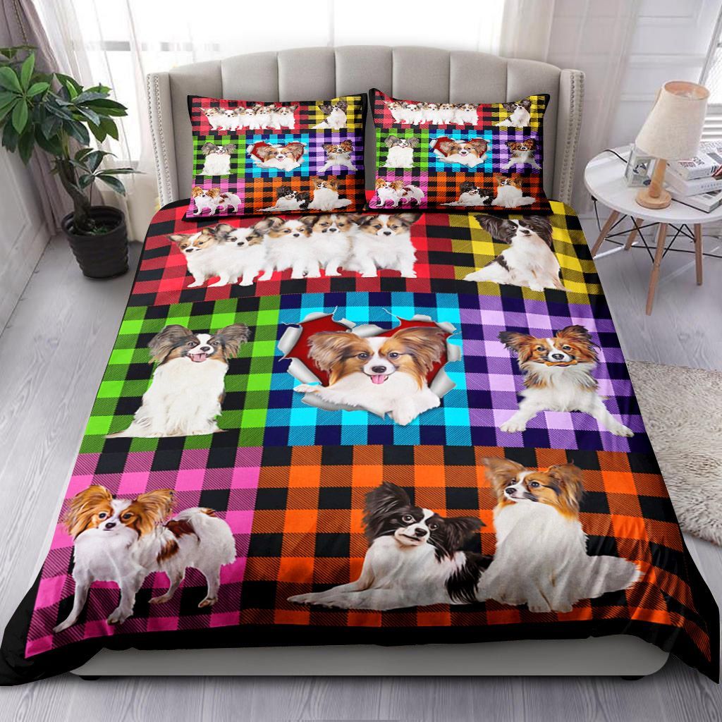 Papillon Plaid Bedding Set
