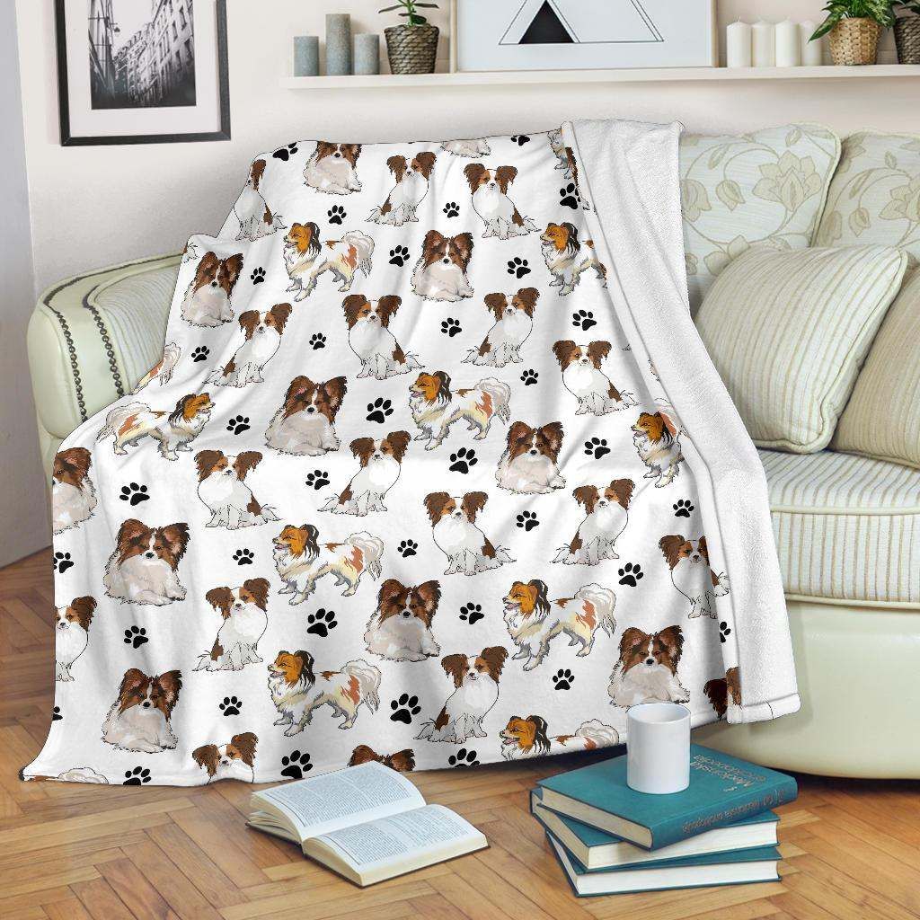 Papilon Paw Blanket