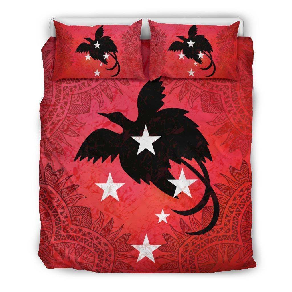Papua New Guinea Red Bedding Set