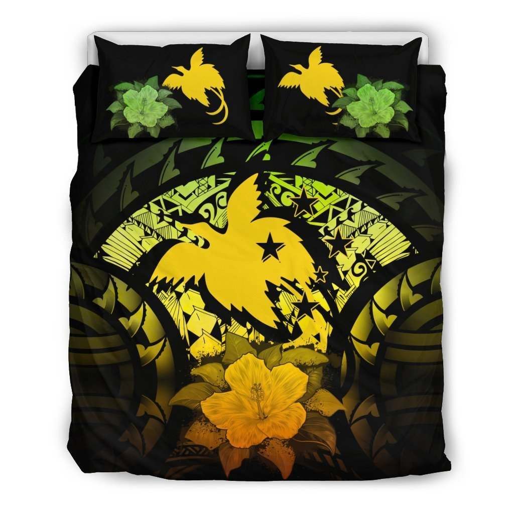 Papua New Guinea Reggae Hibiscus Bedding Set