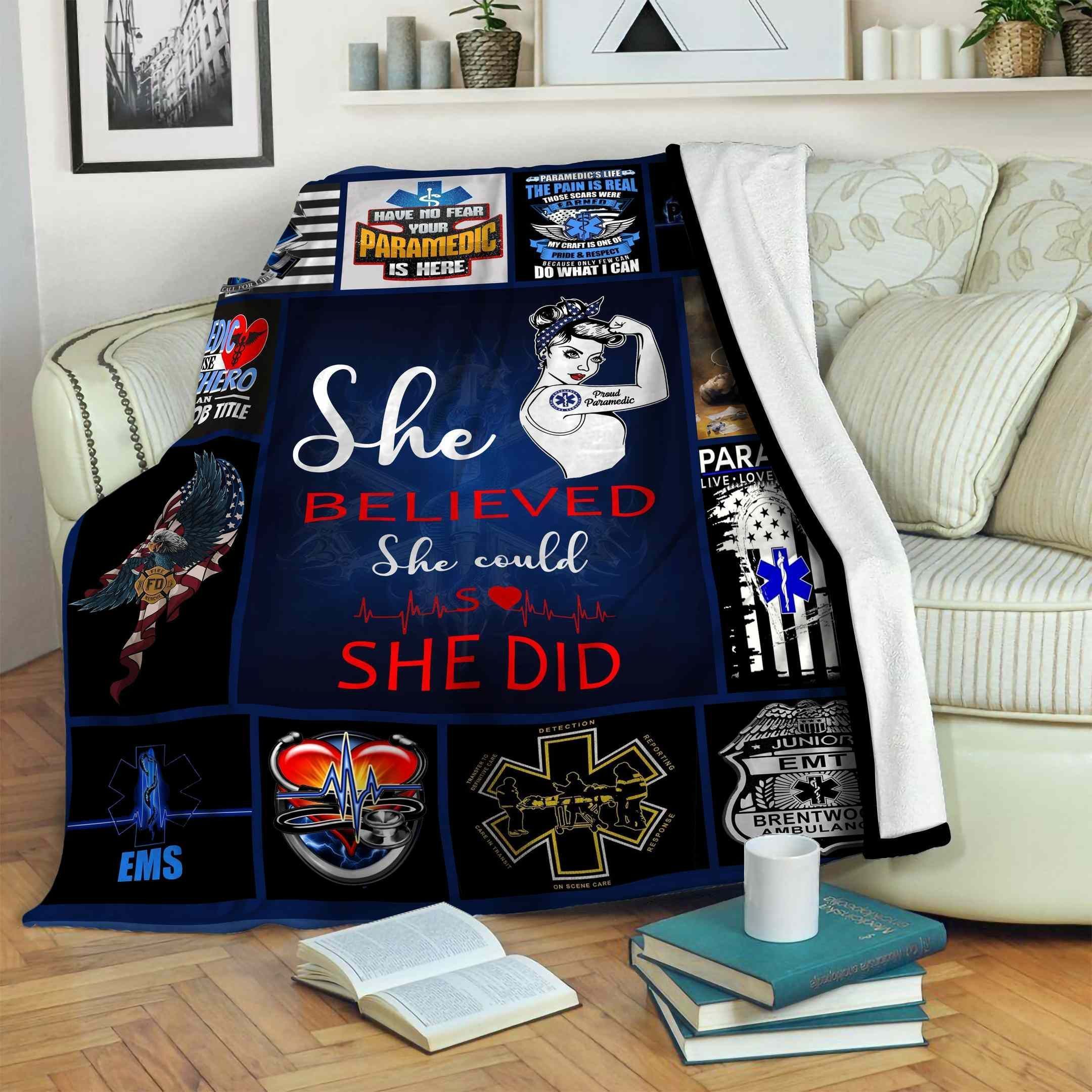 Paramedic Fleece Blanket
