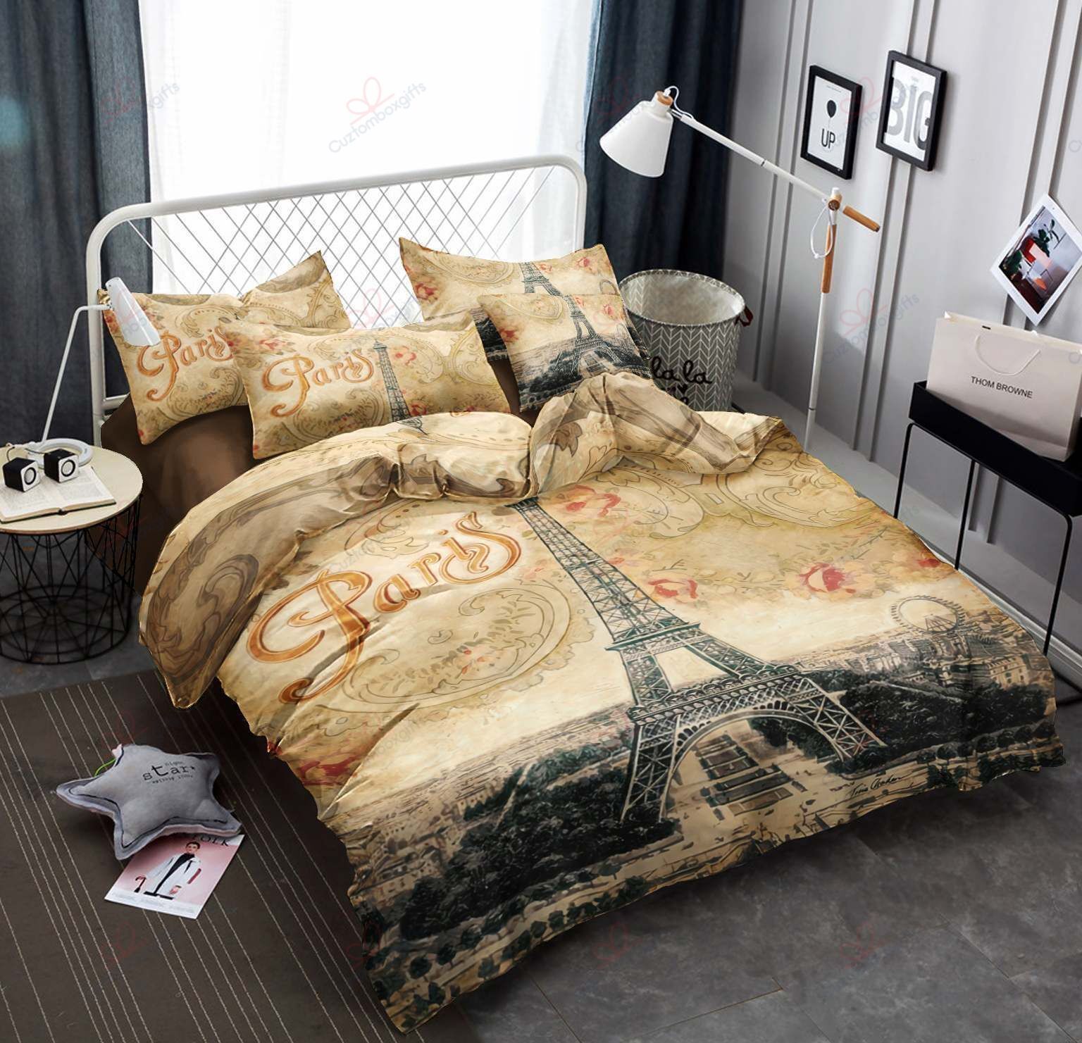 Paris City Bedding Set