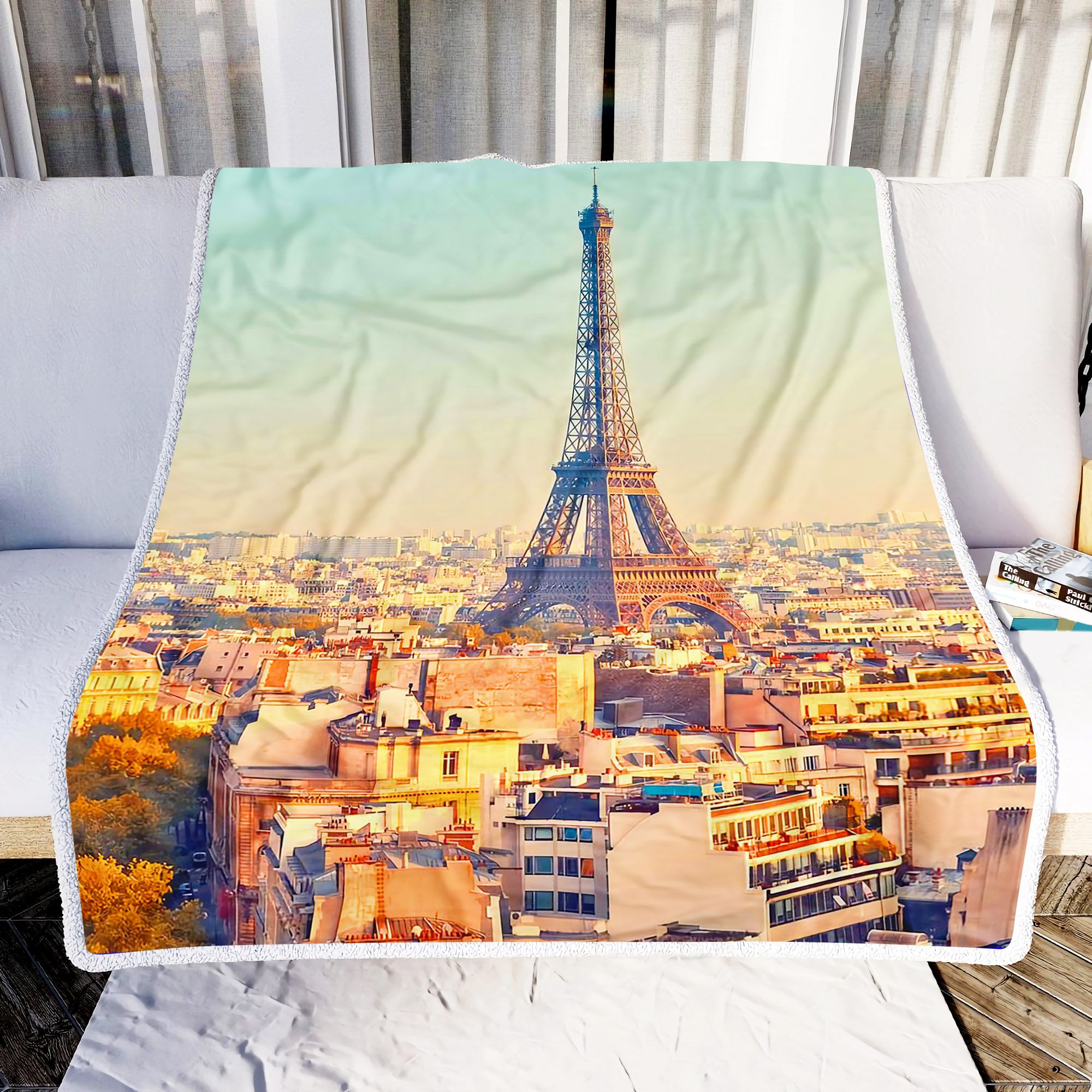 Paris European Magic Fleece Blanket