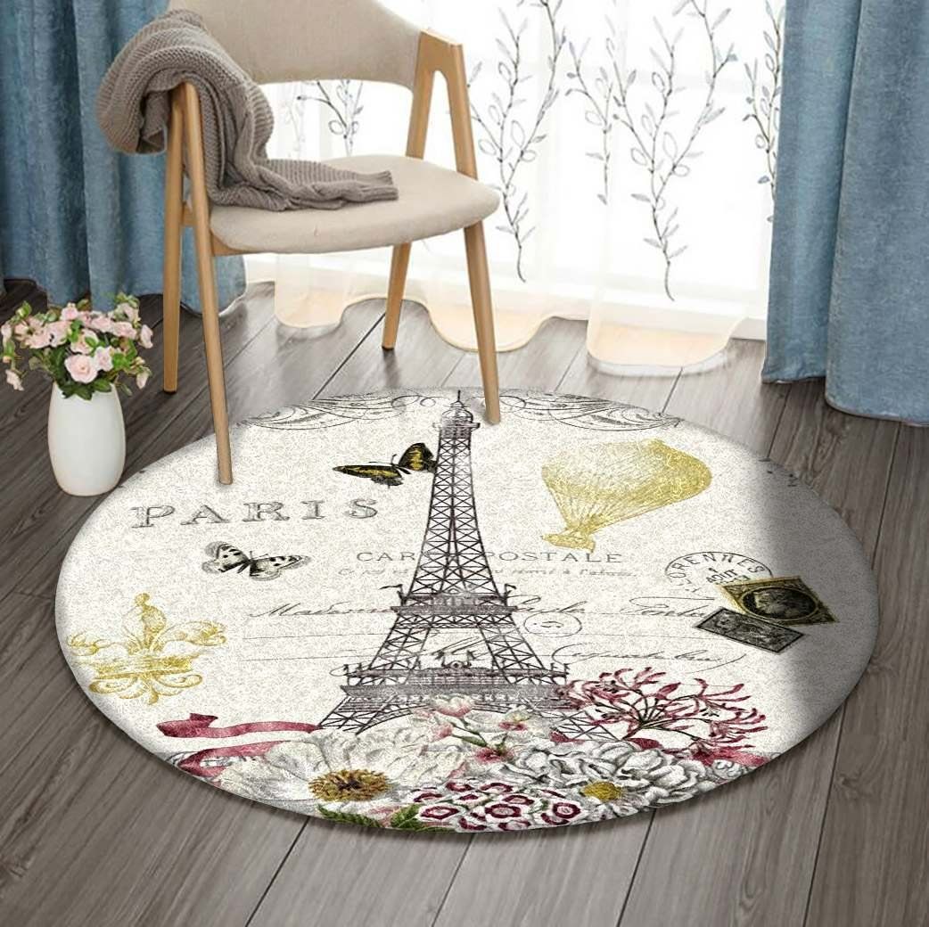 Paris Round Carpet