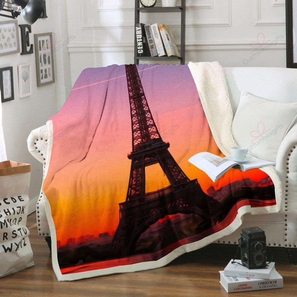 Paris Fleece Blanket
