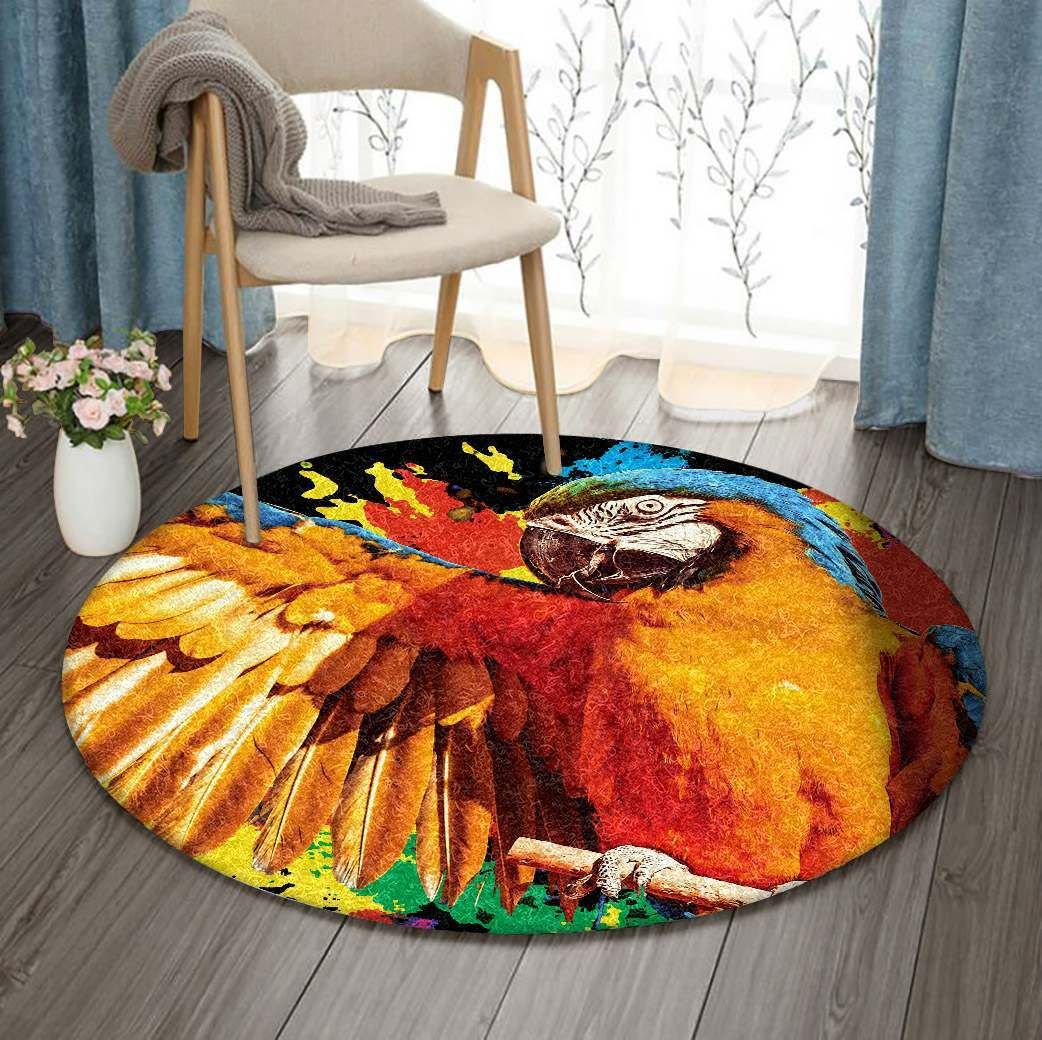 Parrot Round Carpet